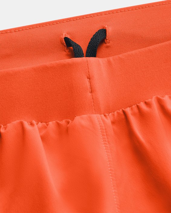 Women's UA Fly-By 2.0 Shorts, Orange, pdpMainDesktop image number 4